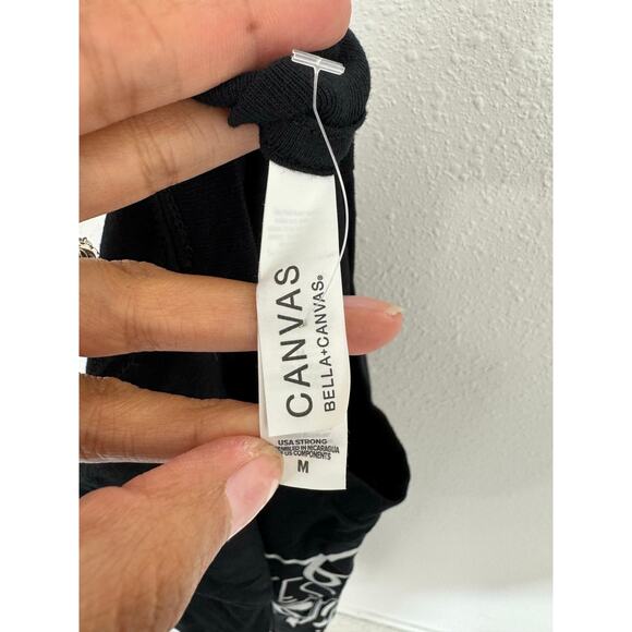 Bella + Canvas “Coffee Makes Me Feel Less Murdery” Graphic Tee | Size M - Picture 5 of 5